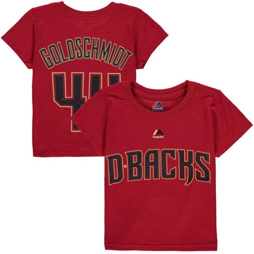 Majestic Paul Goldschmidt Toddler Arizona Diamondbacks Name&Number T-Shirt(2T)